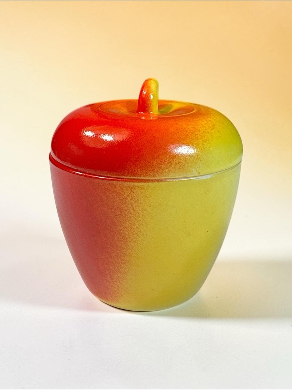 ✨VINTAGE✨Hazel Atlas✨Milk Glass Apple Jam Jar✨